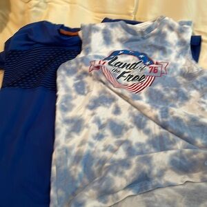 Two shirts, blue set